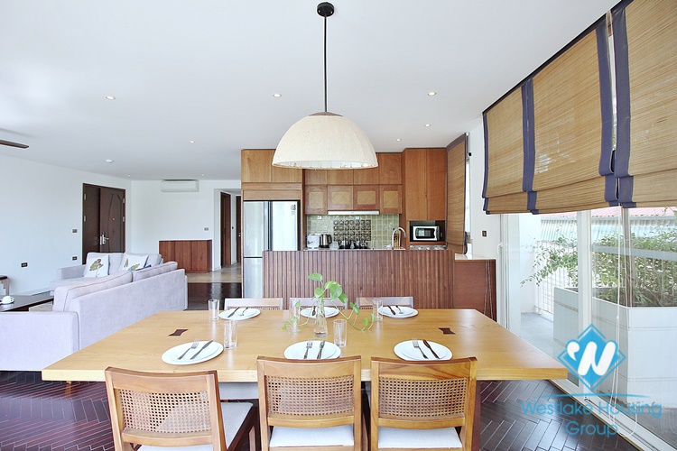 Japanese style 3 beds apartment in To Ngoc Van for lease